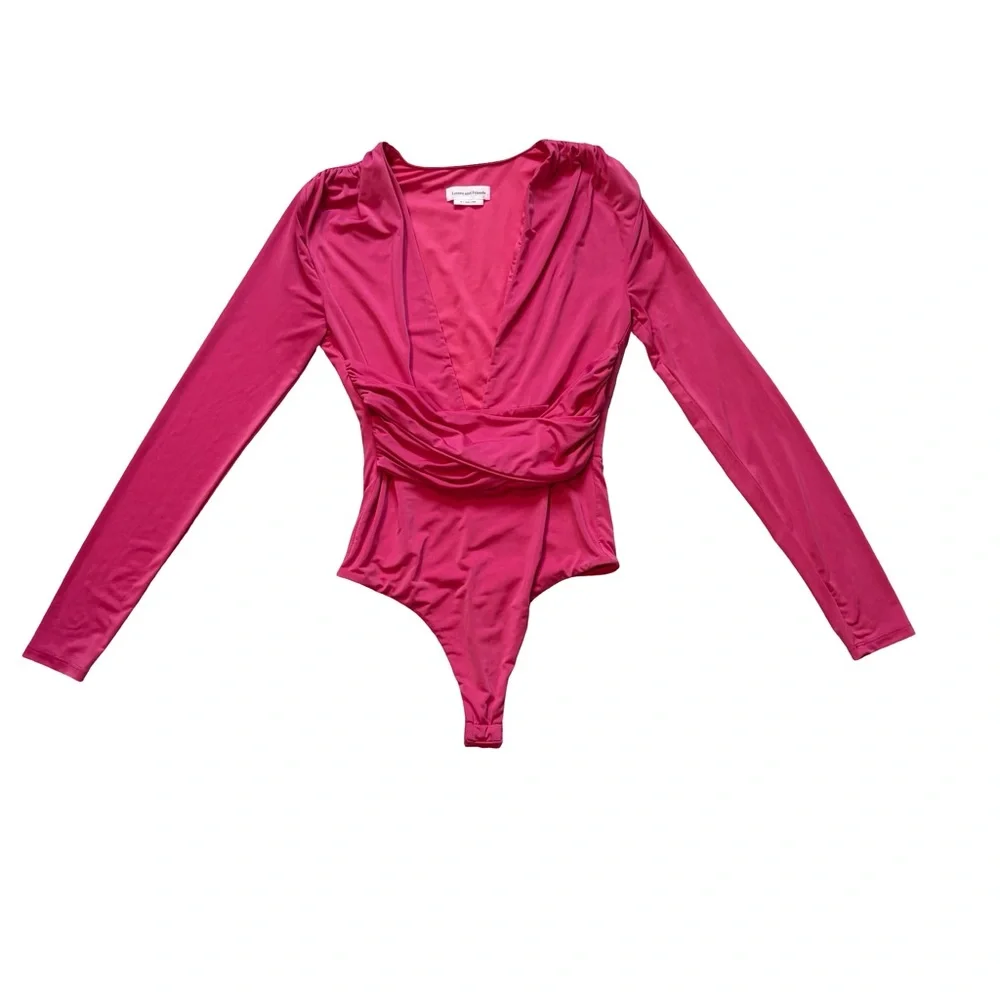 Lovers and Friends Anya Bodysuit - Hot Pink, Sz XS - Picture 5 of 14